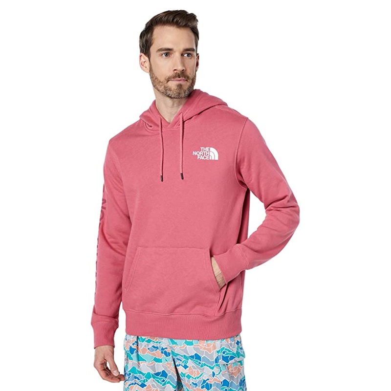 The North Face Nesleeve Hit Hoodie  Men's Dark Pink Large