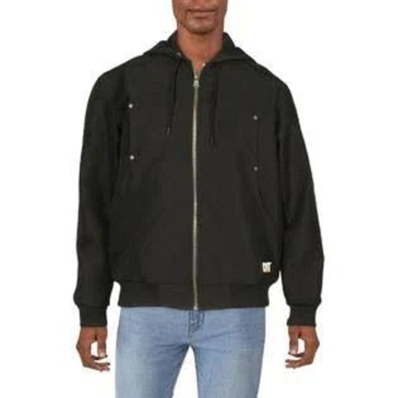 Caterpillar Men's Work Light Hooded Jacket - Black - Size Large