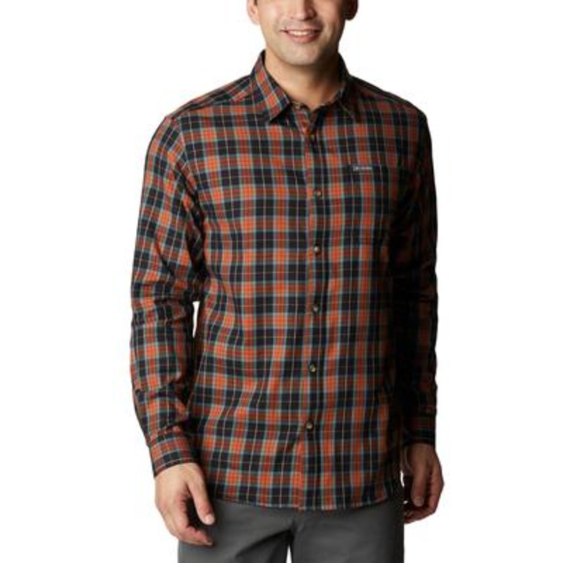 Vapor Ridge Men's Plaid Shirt Columbia Black Small