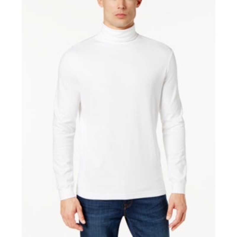 Club Room Men's White Mockneck Turtleneck Shirt 3XL