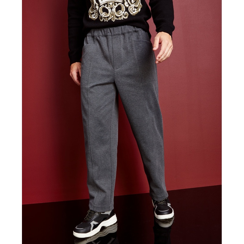 Royalty By Maluma Men's Twill Pants  Grey Size Xl