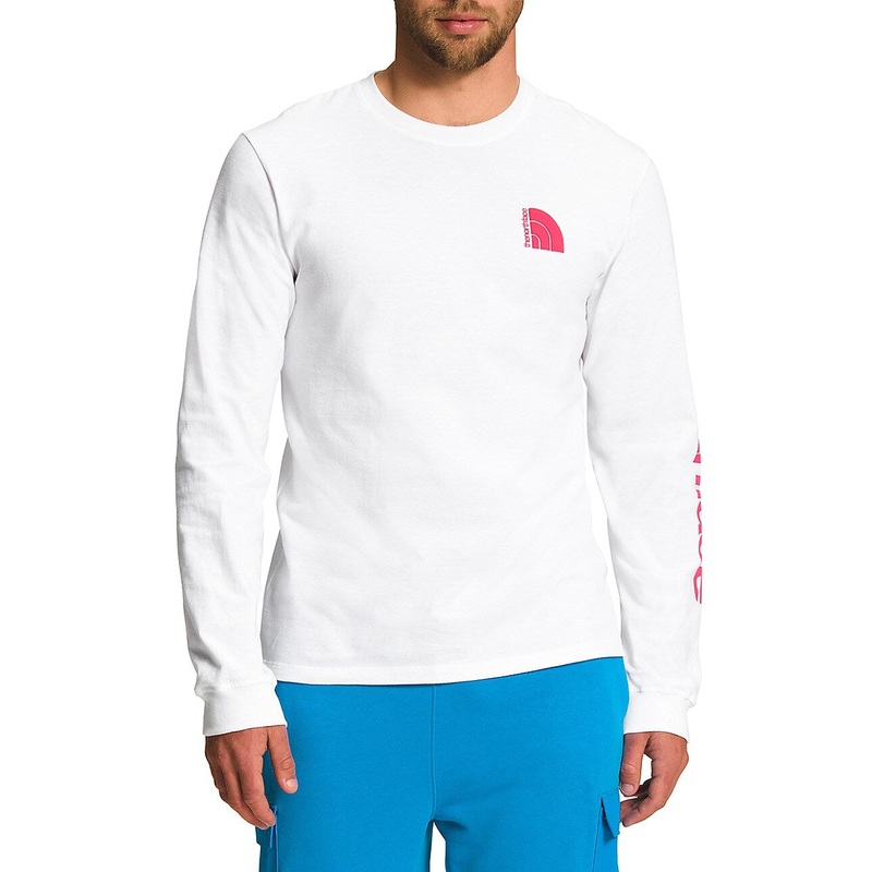 The North Face Men's Coordinates Long Sleeve Tee White XL
