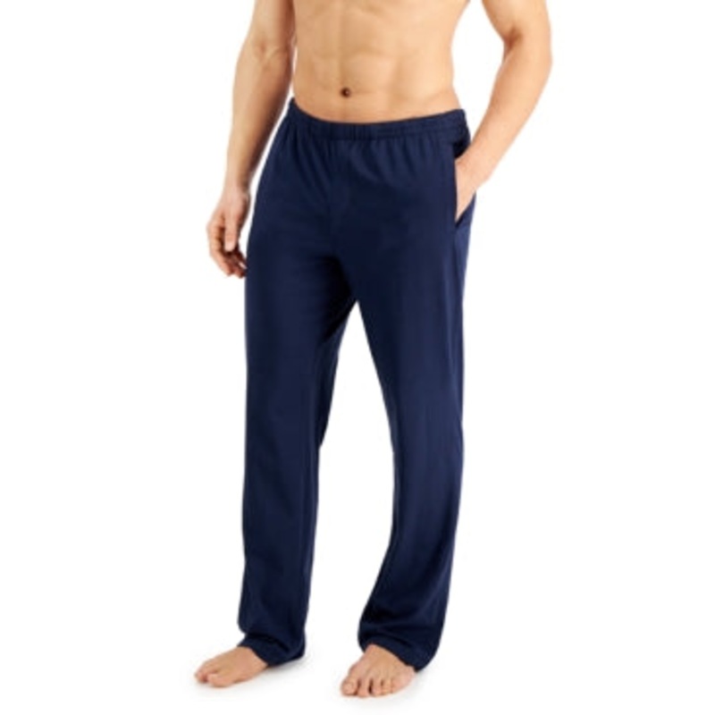 Alfani Men's Quickdry Pajama Pants  Dark Blue Large