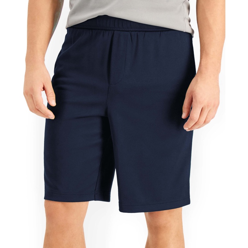 Id Ideology Men's Navy Mesh Break Shorts Small  New