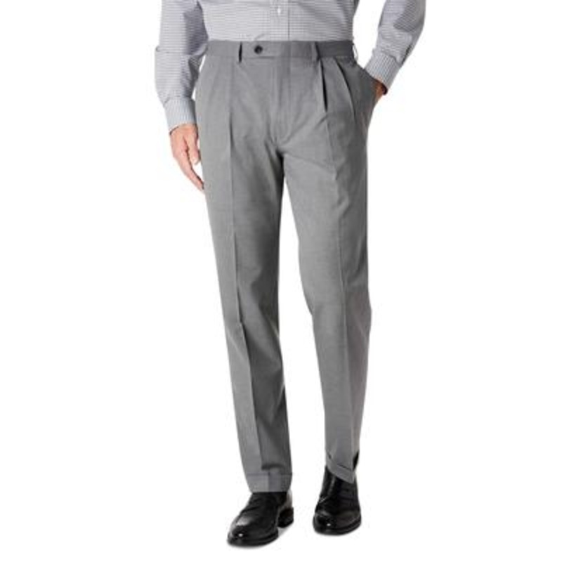 Lauren Ralph Lauren Men Classic fit Dress Pants 32 / 32 Grey Solid Stretch