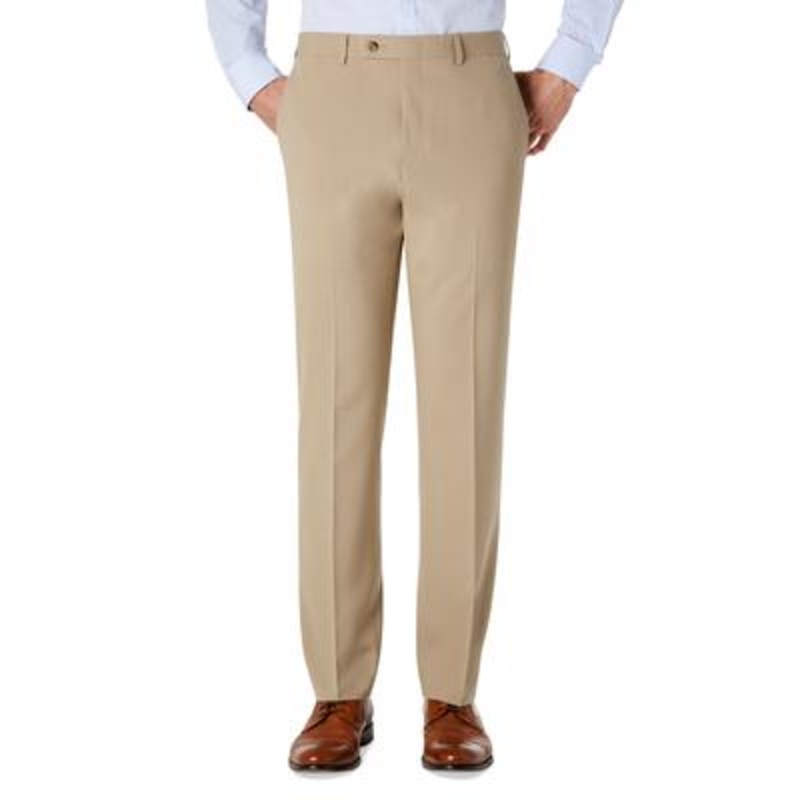 Lauren Ralph Lauren Men Classic fit Dress Pants 42 / 30 Beige Solid Stretch