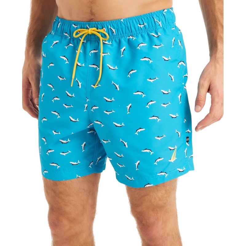 Nautica Mens Regular fit Swim Trunks Swimwear XXL / 5.5 Blue