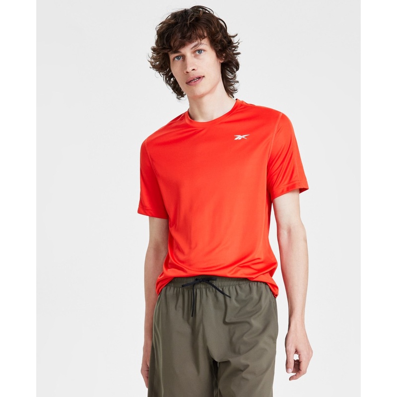 Reebok Men Regular fit Short Sleeve T-Shirt Shirt XXL RED Solid