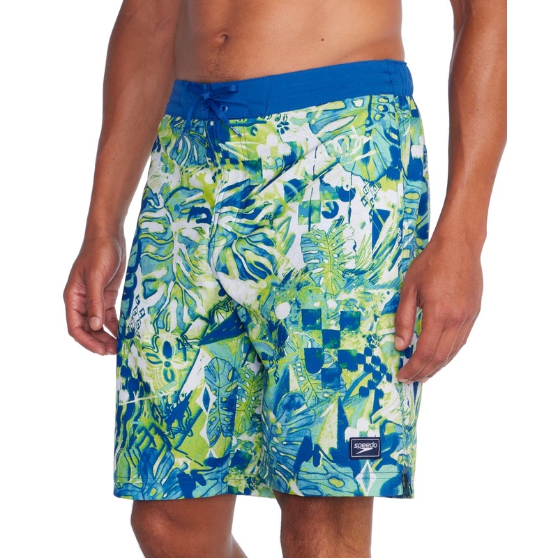 Speedo Mens Regular fit Board Shorts Swimwear Small / 9 Green