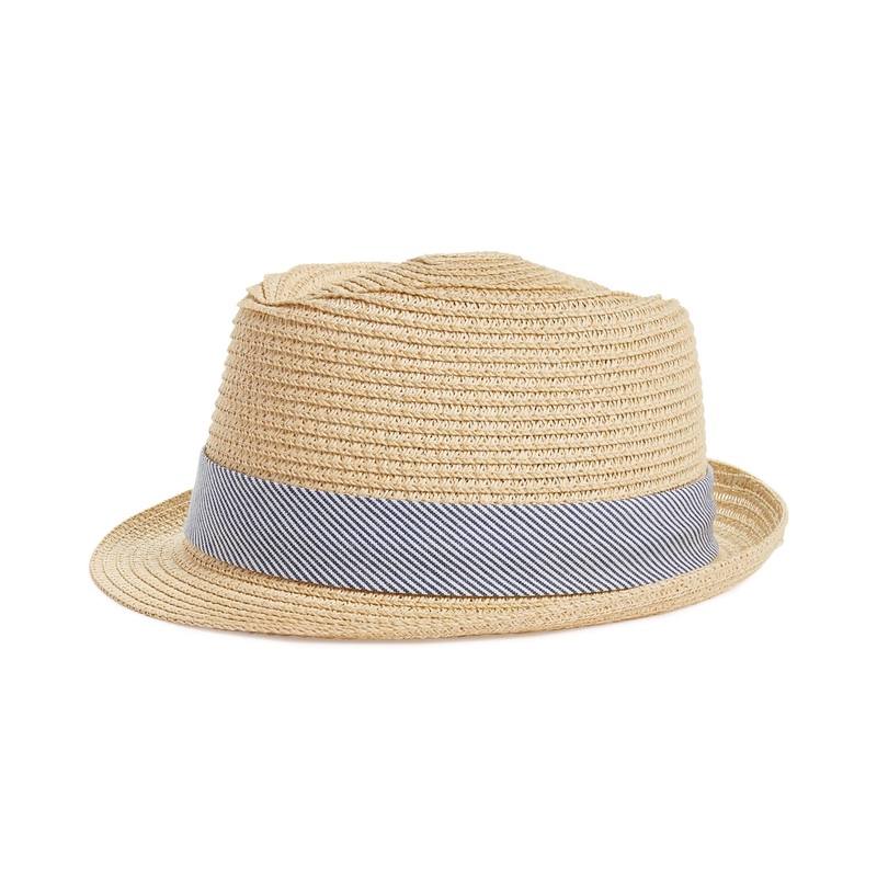 Club Room Men's Fedora Hat  Beige Dark Beige Large / XL