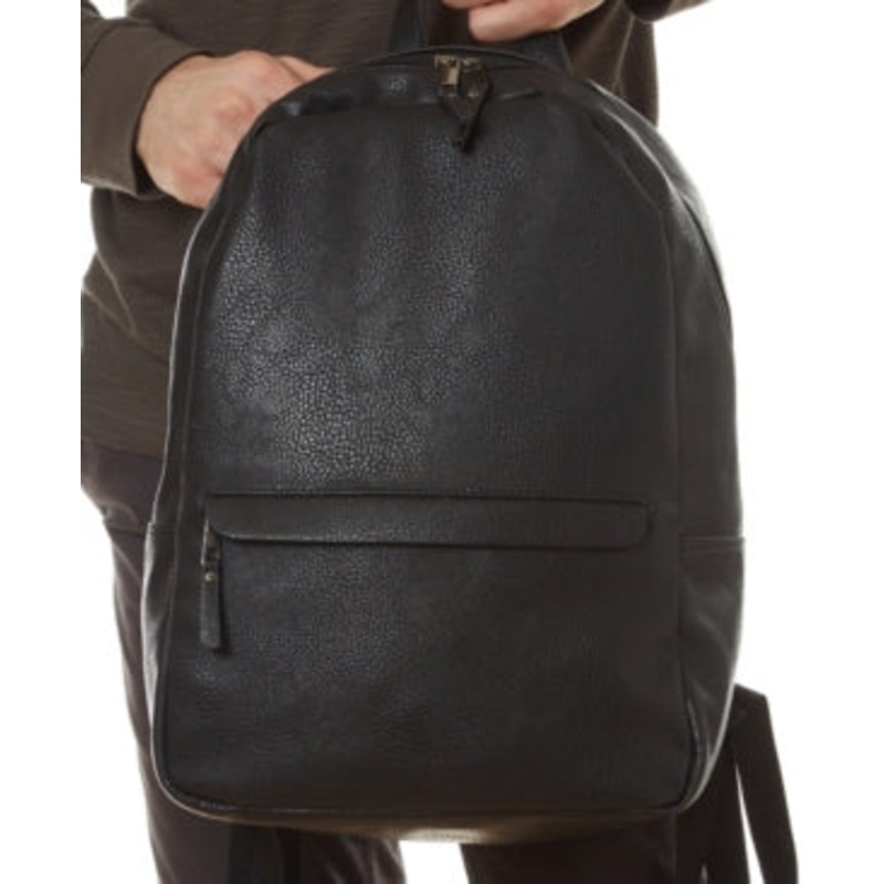 PX New Tucker Vegan Leather Backpack  Black Small