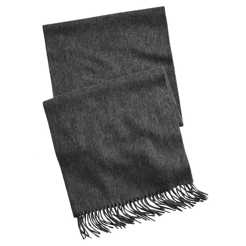 Club Room 100% Cashmere Grey Scarf  Men's Osfa Reg