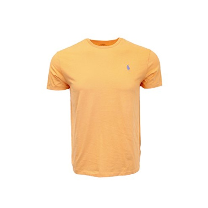 Polo Ralph Lauren Men's Crewneck T shirt Large Orange