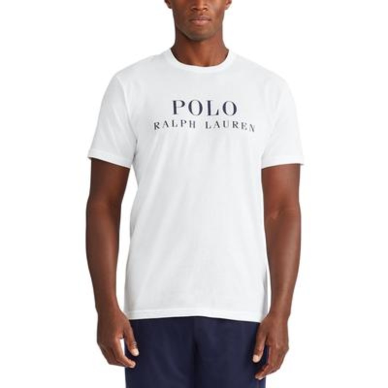 Ralph Lauren White Large Logo Graphic Sleep Tee