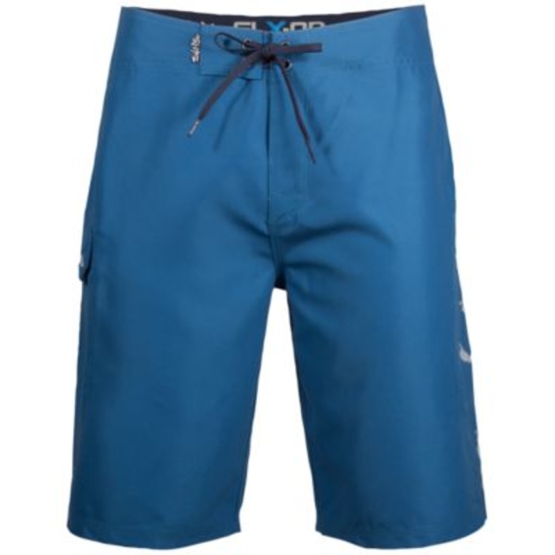 Salt Life Men's Blue Stealth Bomerz Swim Shorts 32 Reg