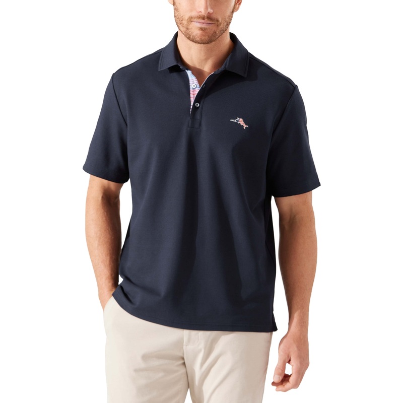 Tommy Bahama Men's Jamboree Navy XXl Island zone Polo Shirt