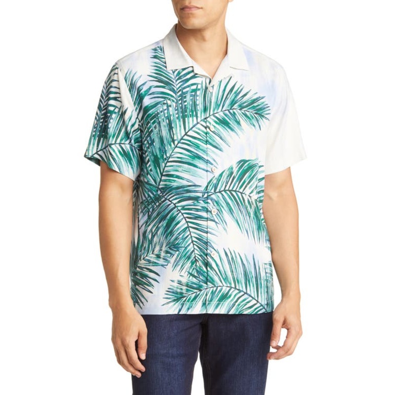 Tommy Bahama Men's Kings Cove Shirt  White Xl