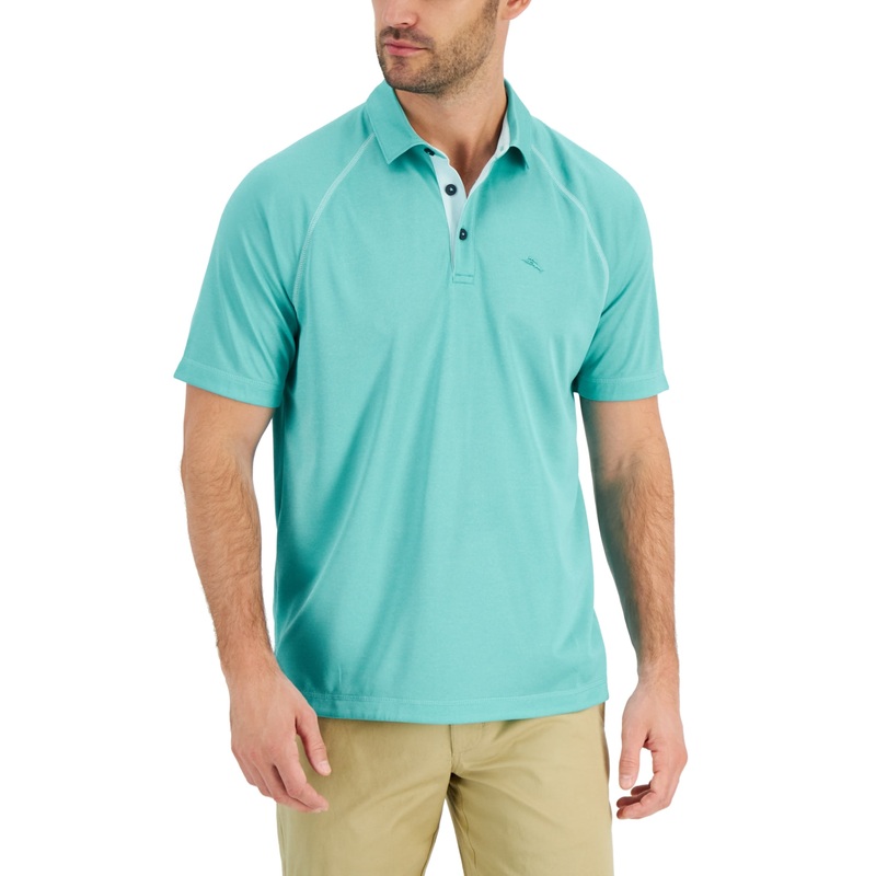 Tommy Bahama Men's Paradise Isle Islandzone Polo Shirt Blue XXXL