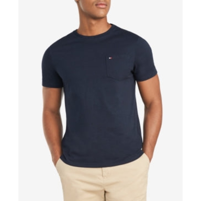 Tommy Hilfiger men's Cotton Crewneck Tee Size Large Blue  Navy  Large