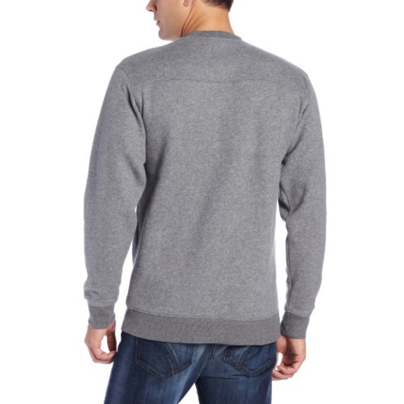 Columbia Hart Mountain II Crewneck Charcoal Heather Sweatshirt Men's XXL
