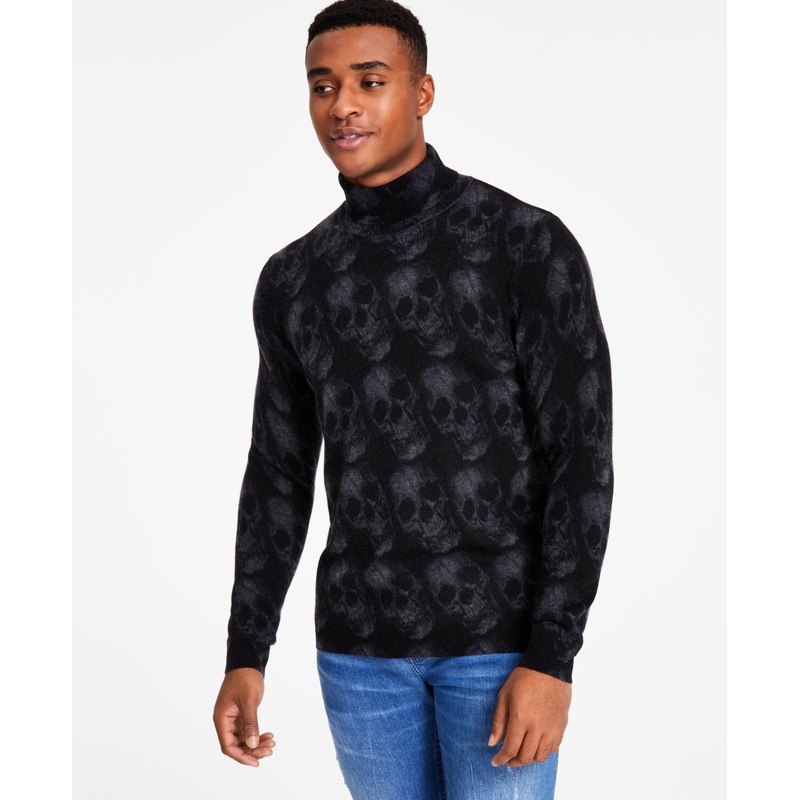 International Concepts Billie Men's Wool Turtleneck Sweater XL Black