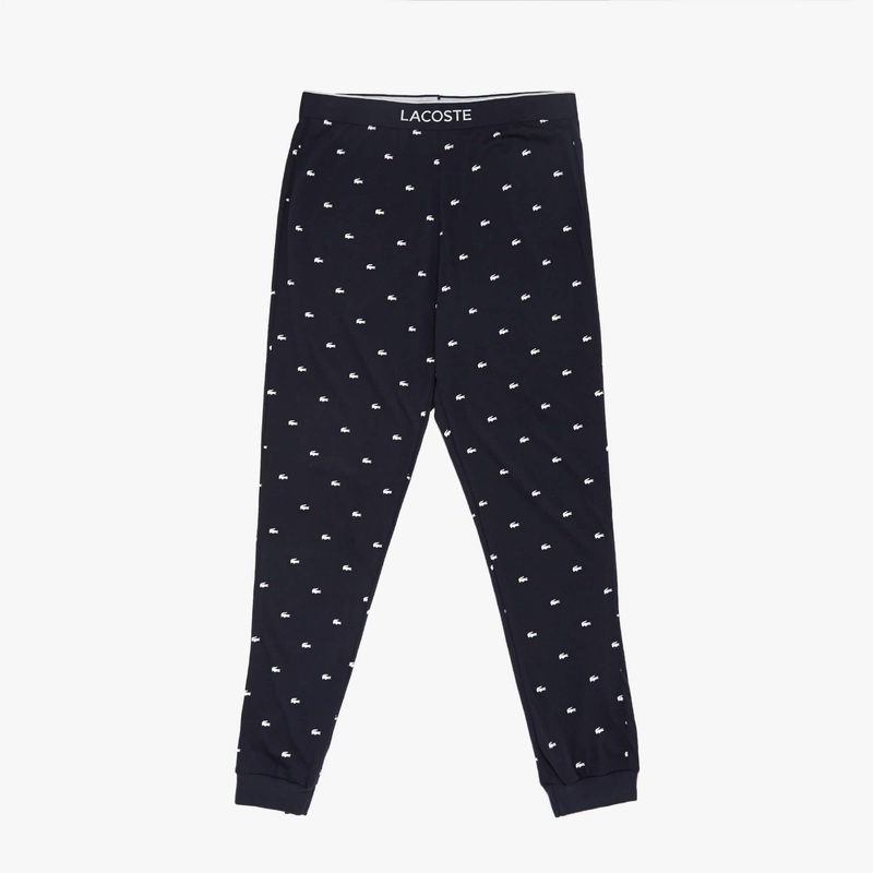 Lacoste Men's Black Jersey Pajama Pants XS Extra Small