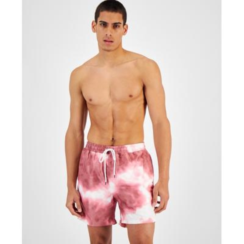 Men's Andro Abstract 5 Swim Trunks  Pink Xl