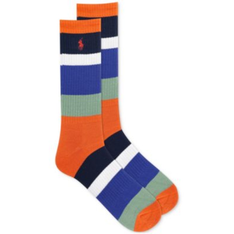 Polo Ralph Lauren Classic Rugby Striped Crew Socks 7-12