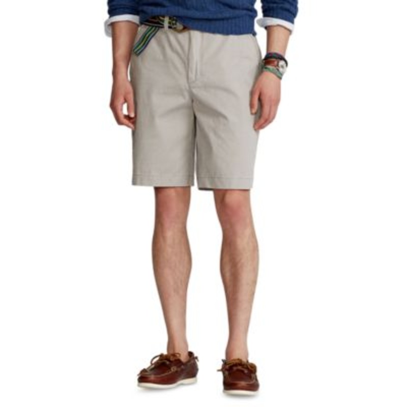 Polo Ralph Lauren Men's 10" Gray Chino Shorts  Size 42