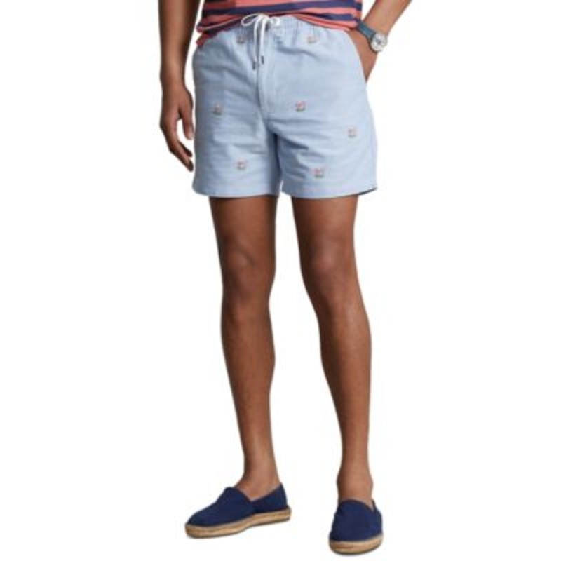 Polo Ralph Lauren Men's 6" Prepster Oxford Shorts  Blue XL