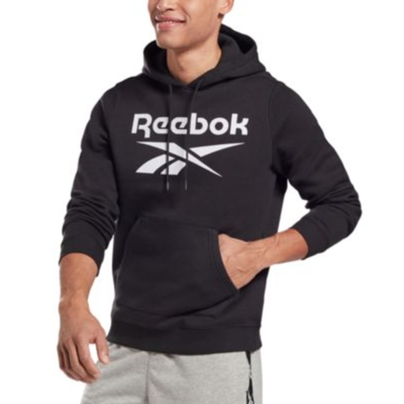 Reebok Mens Long Sleeve Hoodie Small Black  New
