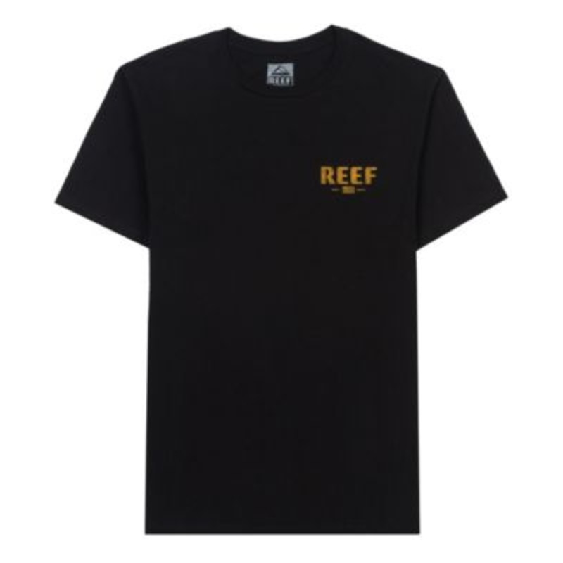 Reef Men's Ivinson Graphic Short Sleeve Crewneck T Shirt Black Small