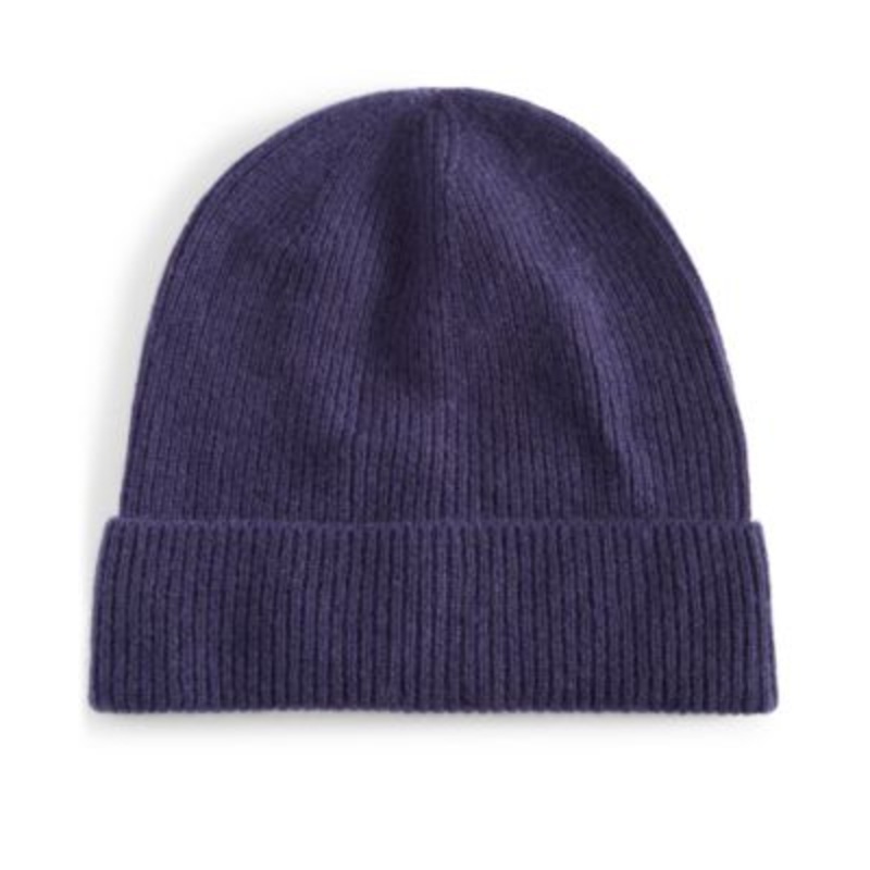 Club Room Men's 100% Cashmere Navy Beanie OSFA REG