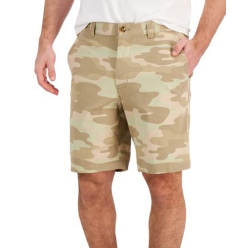 Club Room Men's Camo print Shorts Olive Combo  Size 32 Reg