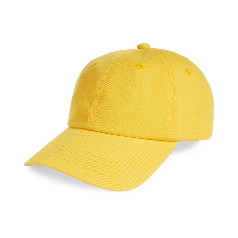 Club Room Men's Solid Mustard Baseball Hat  Osfa Reg