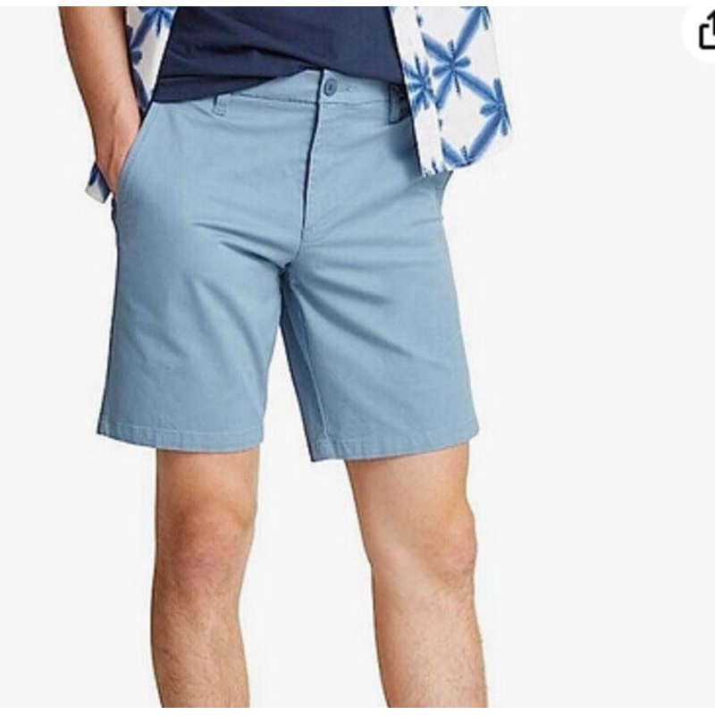 Dockers Men's Big & Tall Flex Solid Shorts  Twin Lakes Blue 56 Waist