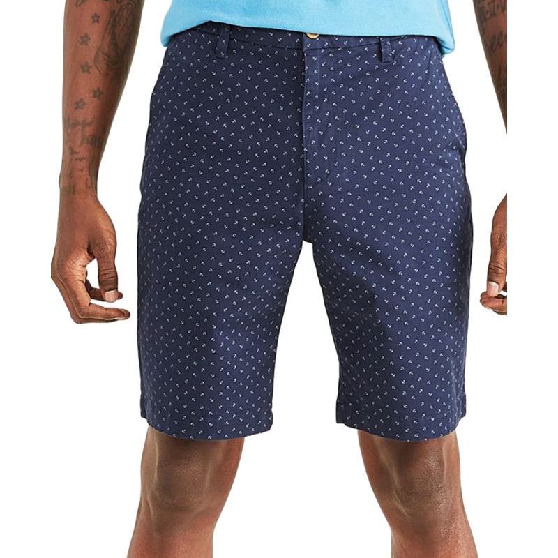 Dockers Men's Khaki Anchor Print Shorts  Size 40 Reg