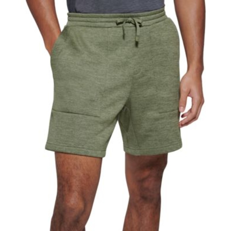 Bass Outdoor Mens Fleece Drawstring Shorts  Green Large