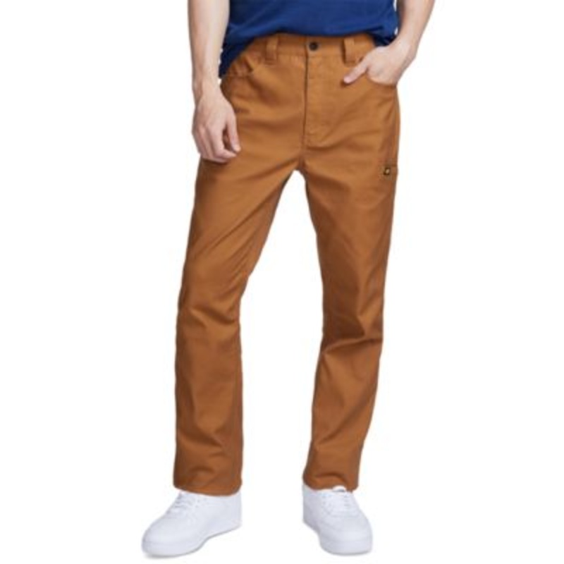 Caterpillar Mens Utility Canvas Cargo Pants Brown 28 x 28