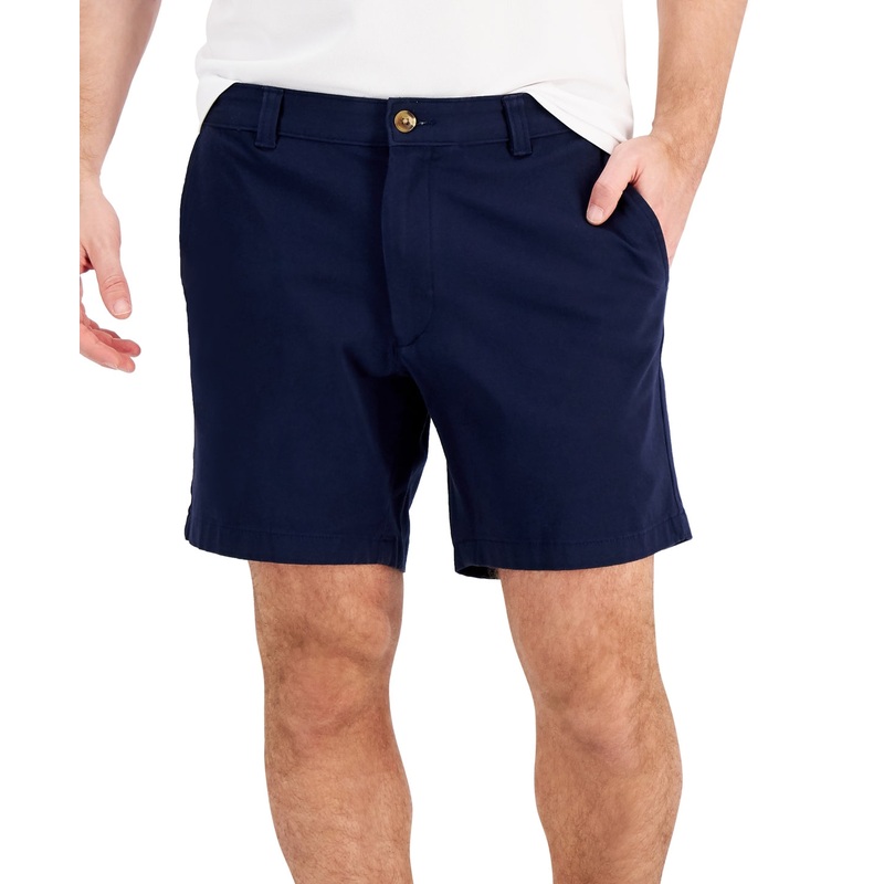 Club Room Men's 7" 4vWay Stretch Shorts Dark Blue Size 44 Reg