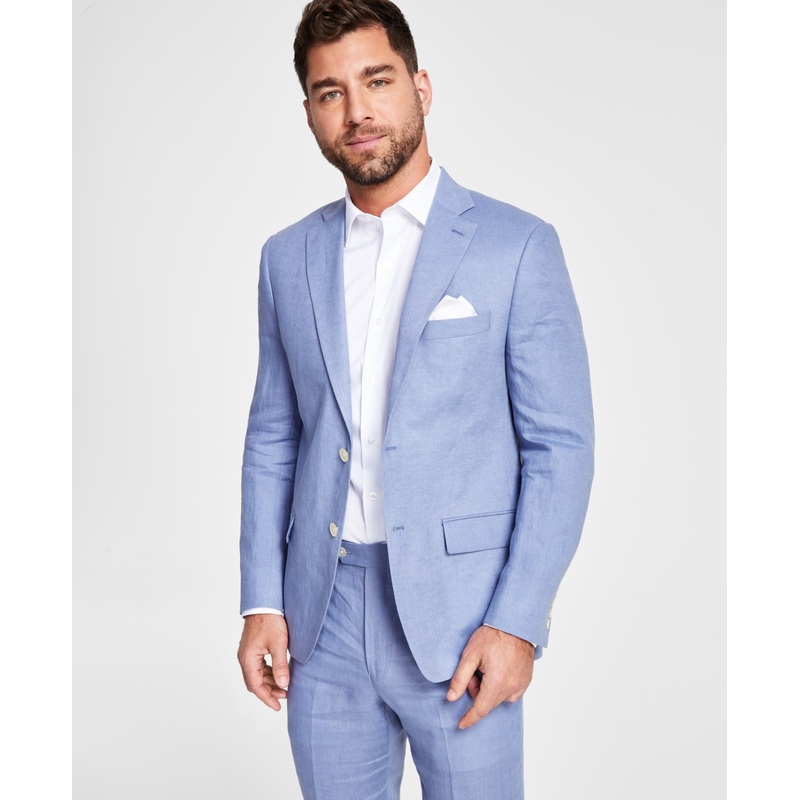 Lauren Ralph LaurenUltraFlex Classic-Fit Linen Sport Coat Light Blue 41R Linen