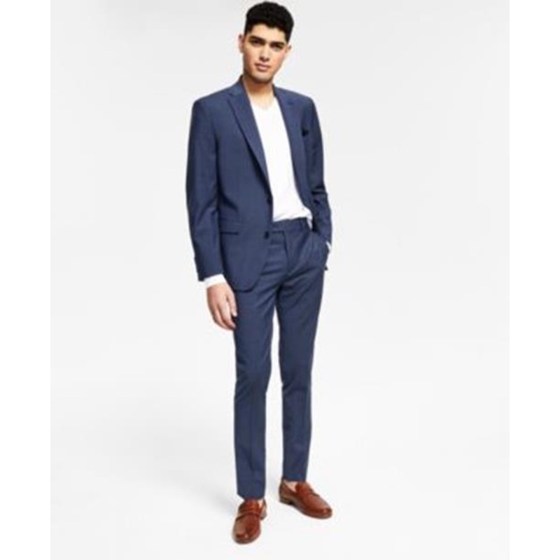 Bar Iii Men's Slim-Fit Solid Suit Jacket Blue 36S
