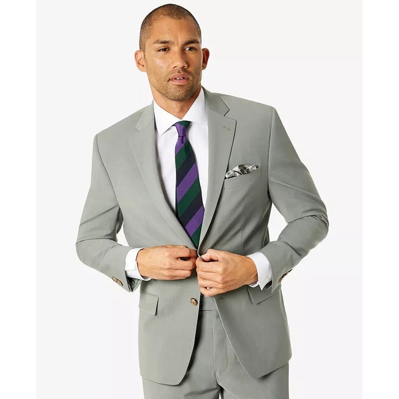Lauren Ralph Lauren Men's Classic-Fit Suit Separate Jacket 46L Olive Green