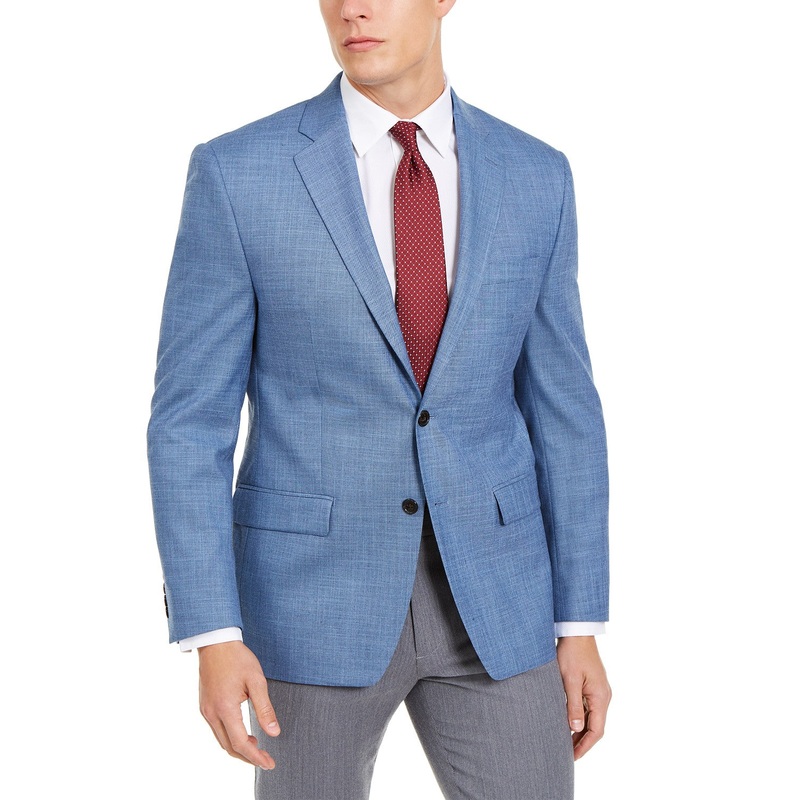 Lauren Ralph Lauren Men's Classic UltraFlex Stretch Suit Jacket 44L Blue