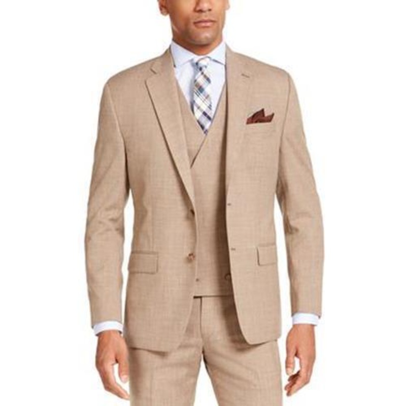 Lauren Ralph Lauren Mens Classic Fit Sport Coat Jacket 44S Tan
