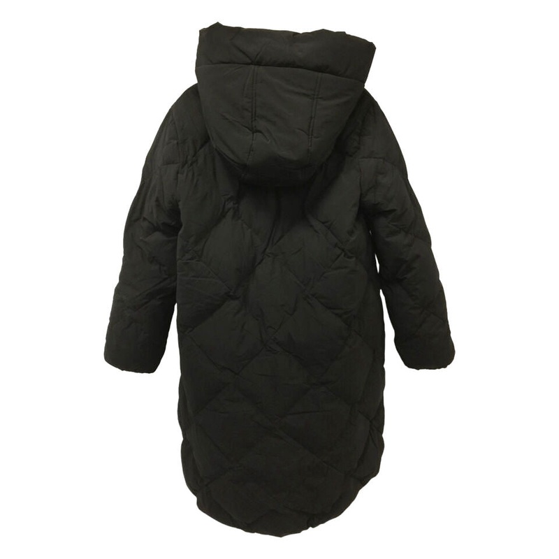 Sanctuary Women's Down Hooded Puffer Coat Black XL