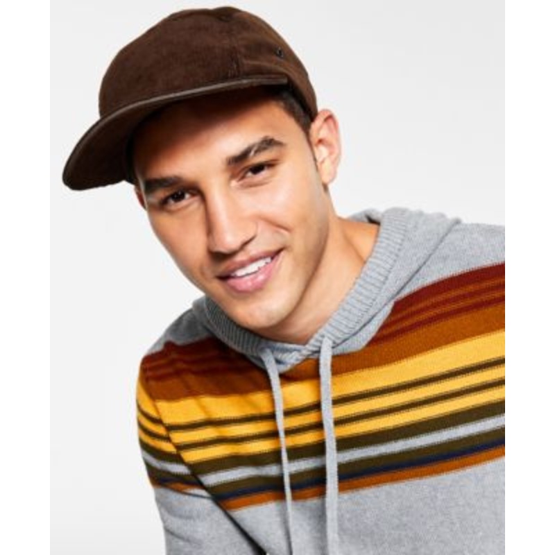 Sun + Stone Men's Solid Panel Cap Brown One Size Regular