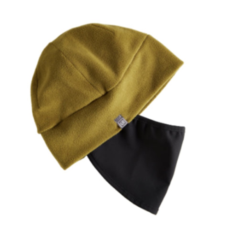 UR Gloves Mens Fleece Hat with Powerstretch Face Cover Avocado Green ONE SIZE
