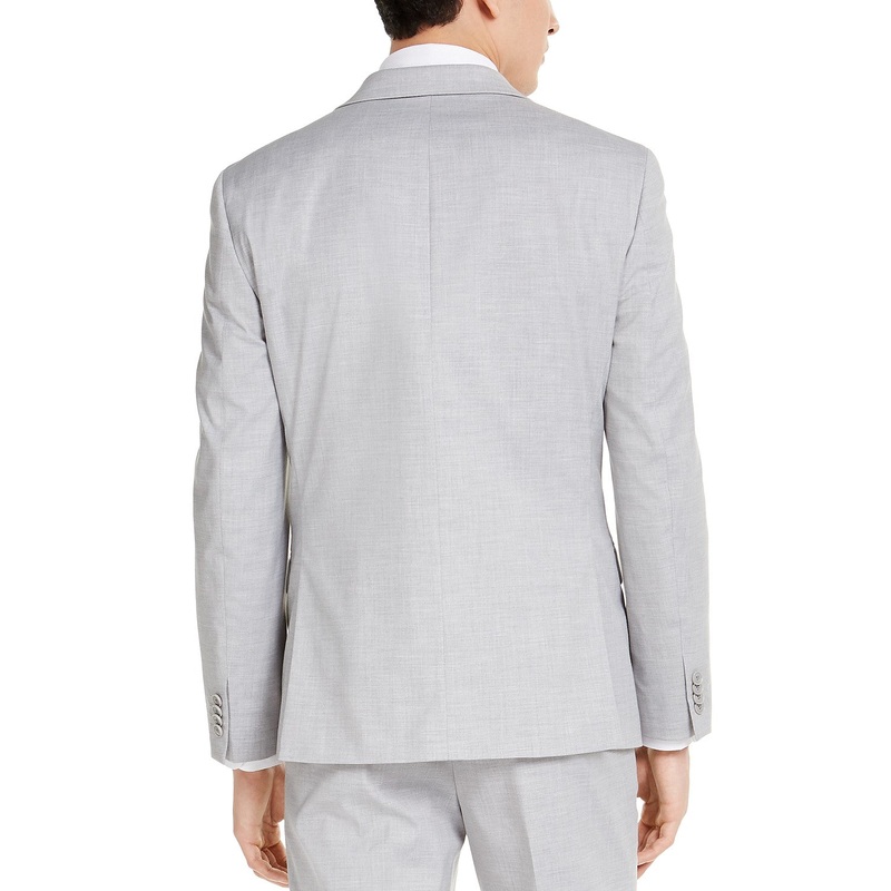 Alfani Men's Slim-Fit Stretch Solid Suit Jacket Light Grey 38S / 2 Button