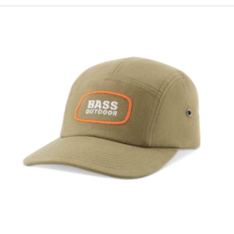 Bass Outdoor Mens Trail Trucker Hat Olive ONE SIZE